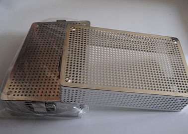 良い価格 40x30x5cmの穴があいた金属線の網のバスケットの医学の消毒 オンライン