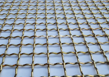 良い価格 黄銅によって編まれる装飾的な金網のステンレス鋼の金属によってひだを付けられる金網 オンライン