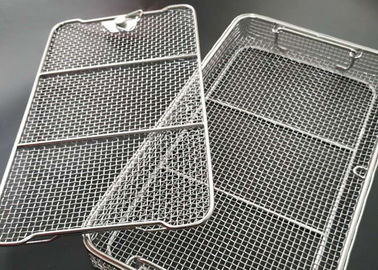 良い価格 外科手術用の器具の消毒40X25CMのステンレス鋼のバスケット オンライン
