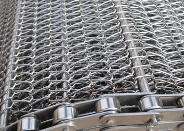 良い価格 50~2000kg/M2 ワイヤ網コンベヤーベルト ブラック オンライン