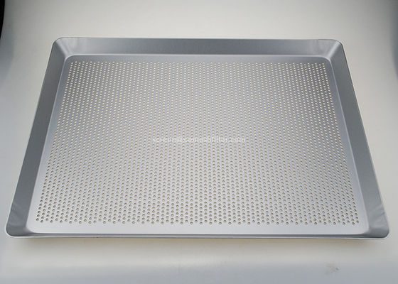 400x300mmのオーブンのためのアルミニウム穴があいたバゲットの皿