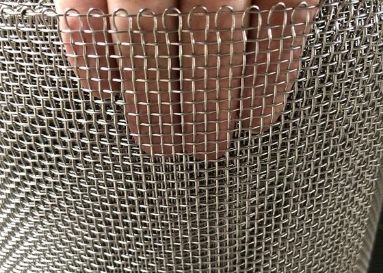 包まれた端のステンレス鋼の304 1X30M編まれた金網スクリーン