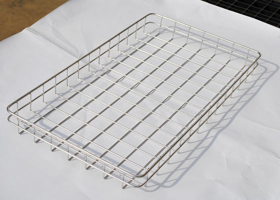 カスタマイズされた304のステンレス鋼30mmの穴の金網の皿60cm x 40cm